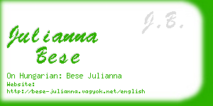 julianna bese business card